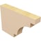 Ekena Millwork 2in. W x 8in. H x 12in. L Mediterranean Woodgrain TimberThane Rafter Tail, Primed Tan RFTUR02X08X12MEDRCPR - alternate 2